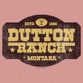 thumbnail image 2 of Junior's Yellowstone Distressed Dutton Ranch Montana Est 1886 Logo  Sweatshirt, 2 of 3