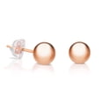 thumbnail image 2 of 14K Gold Ball Stud Earrings - Assorted Sizes, Sets and Type of Clasp - Available in 3-Pair, 1-Pair and Singles, 2 of 4