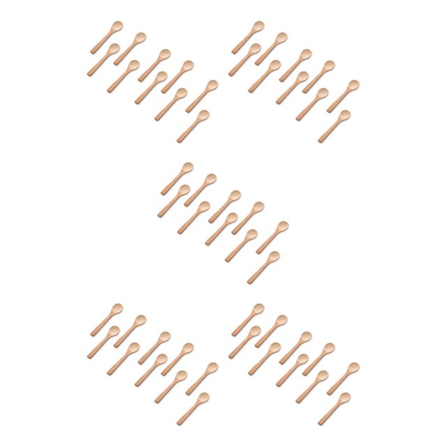 Kearding Pack de 10 Cucharas de Utensilios de Comedor Condimentos de Cocina Aceite Café Azúcar Type2 NO2