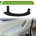 thumbnail image 2 of Cubierta de la manija de la puerta del lado del pasajero delantero para BMW X3 F25 2010-2016, manija de la puerta interior, cubierta de la manija de la puerta No.51419209216, negro ABS, 1 Pc, 2 of 6