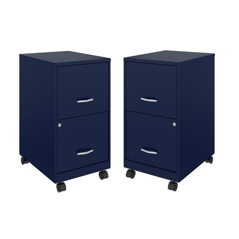 Modern 3-Drawer Metal Mobile File Cabinet With Lock Togo - View #12