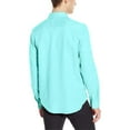 thumbnail image 2 of Calvin Klein Men's Linen Long Sleeve Roll Up Shirt, Palm Spring,L - US, 2 of 2