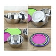 thumbnail image 3 of GOOHOCHY 3Pcs Stackable Snack Containers With Lids Stainless Steel For Students On-the-go, 3 of 4