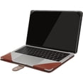 thumbnail image 3 of MOSISO Leather Case for MacBook Air 13.6 M4 M3 M2 (2025-2022) / Air 13 M1 (2022-2018) / Pro 13 M2 M1 (2025-2016), PU Portfolio Stand Cover, 3 of 7