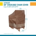 thumbnail image 3 of Duck Covers Ultimate Waterproof 28 Inch Stackable Patio Chair Cover, 3 of 13