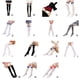 thumbnail image 2 of Qarigey 3 pares de calcetines hasta la rodilla para mujer, transpirabilidad, únicos, cómodos, versátiles, estilo pijo, calcetín, botas, manguera, Medias Tipo7, 2 of 6