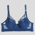 thumbnail image 4 of asdoklhq Bras for Women Womens Plus Size Clearance $5,Women Yoga Sports Front Closure Extra-Elastic Breathable Lace Trim Bra Underwear, 4 of 4