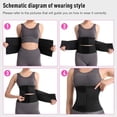 thumbnail image 3 of Belt Waist Cincher Ab Belt Tummy Control Body Shaper with Triple Wrap Women, 2025 New Belt Waist Cincher Tummy Wrap, 3 of 9