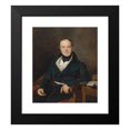 thumbnail image 2 of Ferdinand Georg Waldmüller 12x14 Black Modern Framed Museum Art Print Titled - Portrait August Walter (1834), 2 of 5