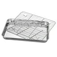 thumbnail image 1 of Amdohai Stainless Steel Flat Bottom Baking Tray with Mesh Set, 1 of 7