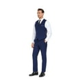 thumbnail image 6 of ETHAN Navy Blue Suit for Men Slim Fit 2 Piece Business Suit for Men Size S, 6 of 8
