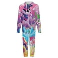 thumbnail image 4 of My Lit-tle Pony Women Men Pajamas Zipper Onesie Jumpsuit Hooded One Piece Sleepwear, 4 of 8