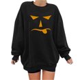 thumbnail image 2 of Moda mujer estampado cuello redondo pulóver Tops manga larga cómoda blusa sudadera Fridja  czfsfas3477, 2 of 5