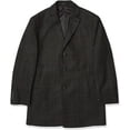 thumbnail image 3 of Calvin Klein Men’s Slim Fit Wool Blend Overcoat Jacket Coat, Gray, 52T, 3 of 3