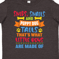 thumbnail image 4 of Inktastic Snips Snails and Puppy Dog Tails That's What Little Boys Boys Toddler T-Shirt, 4 of 5