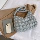 thumbnail image 3 of Bolso de mano con burbujas para mujer, bolso bandolera suave y versátil, bolso para citas diarias (gris), 3 of 6