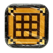 Minecraft 8-3/4" Large Square Disposable Party Plate - Pack of 8