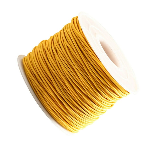 0.8mm Polyester Beading String DIY Craft Knotting Cord for Bracelet Cored Elastic Rope