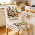 thumbnail image 4 of Linnome Easter Chair Back Cover Dining Seat Slipcover Festive Table Cloth Home Kitchen Decor, 4 of 7