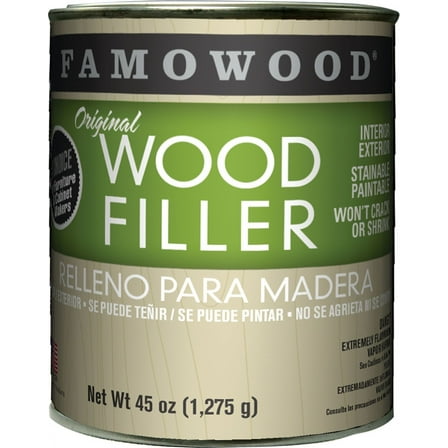Eclectic 36011126 Solvent-Based Wood Filler, 45 oz Can