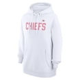 thumbnail image 2 of Women's G-III 4Her by Carl Banks  White Kansas City Chiefs Dot Print Pullover Hoodie, 2 of 3