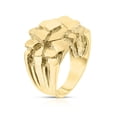 thumbnail image 2 of Floreo Men's 10k Yellow Gold 16mm Uneven Dense Nugget Ring, 2 of 3