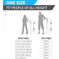 thumbnail image 6 of G2 GO2GETHRE Multipurpose Telescopic Trekking Poles - Strong Aircraft Alloy Walking Sticks for Hiking and Hunting,Quick Locks System, 6 of 6