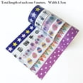 thumbnail image 3 of Coofit 6 Rolls Christmas Masking Planner Tape Cute Tearable Cartoon Craft Tape, 3 of 10