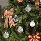 thumbnail image 4 of 24 piezas decoración del día de Navidad 6 cm/2,36 "juego de bolas transparentes de plástico de color juego de bolas pintadas inastillables colgante de árbol de Navidad para el hogar suministros festivos (blanco Rojo Verde Cocina, Decoración y Otros, 4 of 5