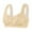 Beige, variant on Ailaofu Plus Size Bras for Women No Underwire Full Coverage Everyday Bra Comfortable Wireless Padded Bras