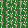 thumbnail image 2 of CafePress - Green Sock Monkey Print - Rectangle Magnet, 2"x3" Refrigerator Magnet, 2 of 3