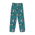 thumbnail image 3 of Lsque Dachshund Dog Print Men's Pajama Pants, Lounge Pant - Comfortable Home Wear,Elastic Waistband, Stylish Design-Medium, 3 of 9