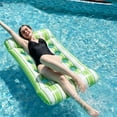 thumbnail image 5 of Nkmbld Pool Floats Adult, Ultra Comfort Water Floating Lounger with Headrest for Swimming Pool Tanning, Pool Party, Summertime Beach Outdoor, 5 of 8