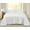 White, variant on Brooklyn Loom Oversized Cotton Percale White Full/Queen 3 Piece Quilt Set, Solid Color Themed, Oeko-TEX Certified Confidence
