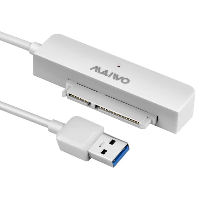 Adaptador HDD Bearachild USB a SATA 2,5 pulgadas blanco