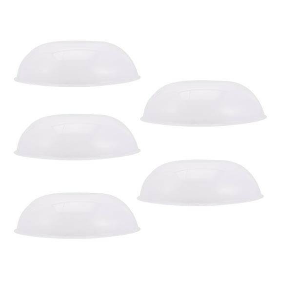 5pcs White PVC Ceiling Lamp Cover Shades for Home Use Durable Light Fixture Protection