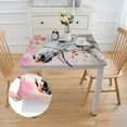 thumbnail image 2 of WYYP Horse Butterflies Flowers Square Table Cloth 100% Polyester Fiber 46*46, 2 of 8