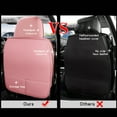 thumbnail image 6 of OTOEZ Universal Car Seat Cover Pink Nappa Leather Luxurious 5 Seats, Front Rear Seat Protector Full Set, Waterproof Cushion Fit Most Honda Toyota Chevy Ford Nissan Vehicle Truck SUV, 6 of 11