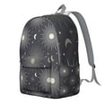 thumbnail image 4 of Astrology Cosmic Spiritual Design Travel Backpack – Lightweight Canvas Bookbag with Large Capacity and Anti-theft Multifunctional Features for Outdoor Activities, Gym, and Travel, 4 of 5
