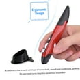 thumbnail image 7 of Keyboard 2.4GHz Wireless Optical Pen Mouse Ergonomic Pen Mouse With Adjustable 500/1000DPI Plug And Play Wide Compatibility Blue, 7 of 7