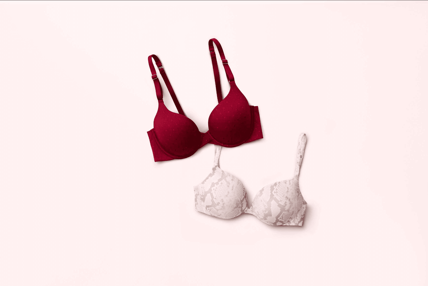 Joyspun Silky Mesh Push Up Bra, Size 34B-40C