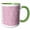 Green/White, variant on 3drose, Pink Glitter, 11oz Mug