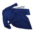 thumbnail image 4 of Albornoz unisex suave, cómodo, suelto, ligero, para estar en casa, para hombre y mujer, para spa, color azul marino, talla L, 4 of 14