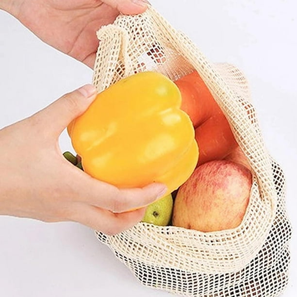 verduras bolsas red reutilizables
