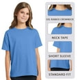 thumbnail image 5 of Hanes EcoSmart Youth Short Sleeve T-Shirt Soft Classic fit Tee (Deep Red, XL), 5 of 7