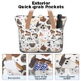 thumbnail image 2 of Tote Bag for Women - Dachshund Dog Boston Terrier Dog Shoulder Bag - Large Utility Work Duffle Bag with Zipper Handbag for Travel, Work, Sprots, 2 of 5