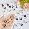 thumbnail image 3 of 1Set 40Pcs 4 Styles Cube with Star Silicone Beads Mixed Color 12x12x12mm Hole: 3mm 10pcs/style, 3 of 6