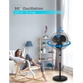 thumbnail image 2 of BLACK+DECKER BFSR18B 18 Inches Stand Fan with Remote, Black, 2 of 6