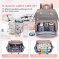 thumbnail image 2 of Diaper Bag Backpack,Baby Diaper Bags, Mothers Day Gifts, Multifunctional Travel Diaper Waterproof BGift for women /family, 2 of 5