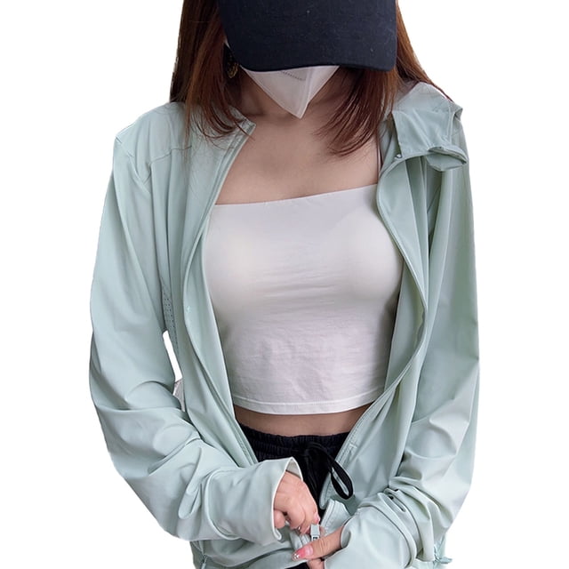 Ropa de verano con protección solar de seda helada de código AL de Desiderio, abrigo de protección UV transpirable para montar en verano, ropa de protección solar femenina